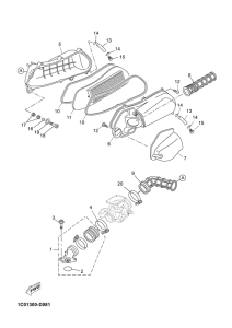 YP250R Впускная система
