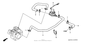 VFR800 (ABS) Воздушный регулирующий клапан