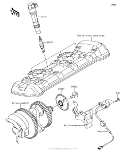 ZX1000 Система зажигания