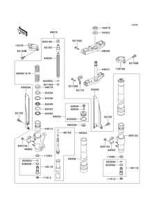 KX125 Front fork(1 / 2)