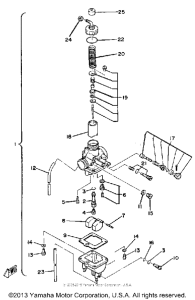 XT200K Карбюратор