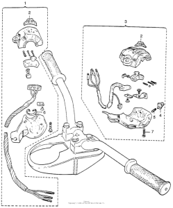 CA110 Horn & turn signal switch