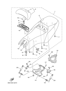 XP500A Сиденье