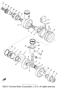 CS5 Коленвал и поршни
