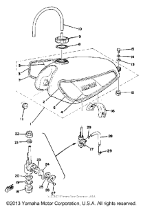 DT175E Топливный бак