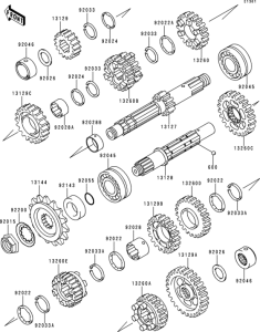 ER500 Трансмиссия