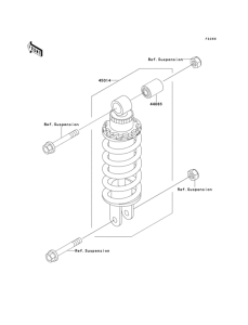 ZX600 Амортизатор