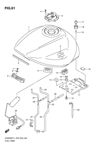 GSX650F (ABS) Tank fuel