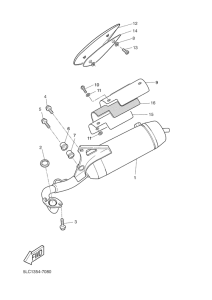 YQ50 Выхлопная система