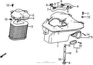 VT1100C Воздушный фильтр