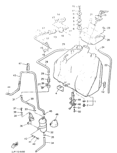 V-MAX12HC Топливный бак
