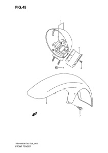 VS1400 Переднее крыло