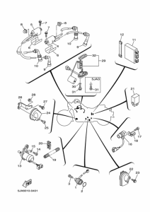 XV1600 Электрические детали