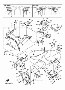 YZF-R1 Обтекатель 2