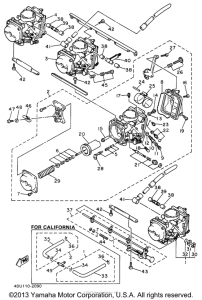 XJ600SHC Карбюратор