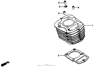XR200R Cylinder 86-93