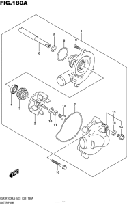 GSX-R1000 Водяной насос
