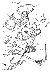 FZR1000 Приборы