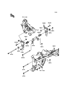 EX300 Крепление двигателя