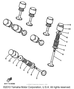 XJ900RK Клапана