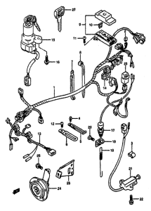 GSX-R1100 Жгут проводов
