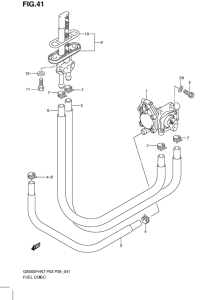 GS500 Топливный кран