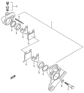 SMX50 Задний суппорт