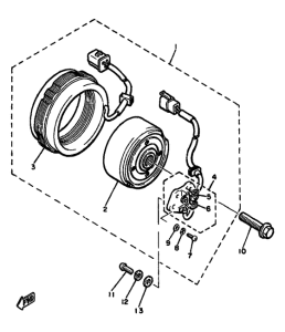 XJ650 A.c. generator