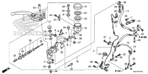 CBR600RR (ABS) Главный тормозной цилиндр перед.