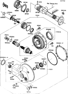 VN1500 Drive shaft / final gear(1 / 2)