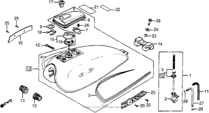 CM400 Cm400a / tfuel tank 79-80