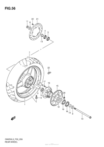 GSX-R250 Переднее колесо
