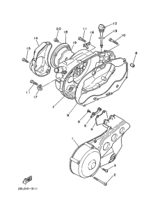RZ350RR ｸﾗﾝｸｹｰｽｶﾊﾞｰ 1