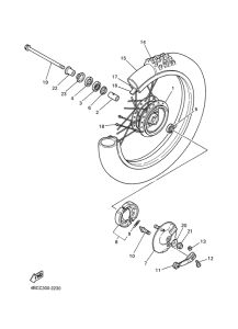 PW80 Переднее колесо
