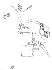 CW50RSP Handle switch. lever
