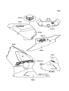 ZX1200 Наклейки