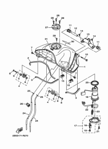 XT1200Z Топливная магистраль
