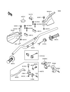 KLX300R Руль