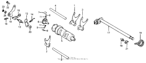 MR175 Вилка переключения передач