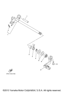 TTR225RC Переключение скоростей