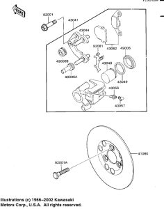 KD80 Передний суппорт