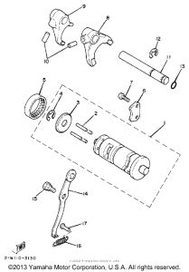 BW80T Shift cam-fork