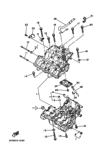 FZX250 Картер двигателя