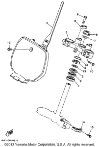YZ125J1 Управление