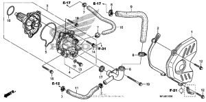 CBR600RR (ABS) Водяной насос