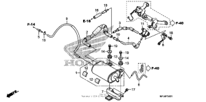 CBR600RR (ABS) Evap canister (cbr600ra)