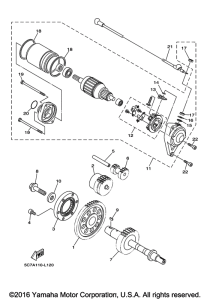 XV1900CU Стартер