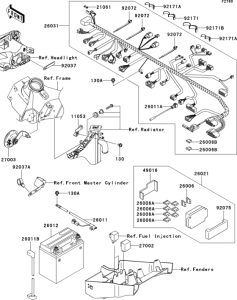 ZX600 Электрика