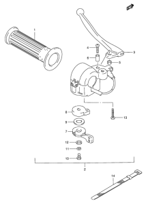 FZ50 Left handle switch