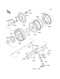 EJ800 Сцепление